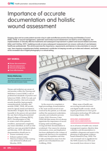 Importance of accurate documentation and holistic wound assessment