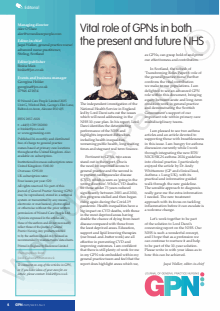 Vital role of GPNs in both the present and future NHS