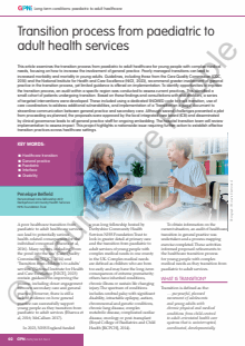 Journal of General Practice Nursing (GPN)