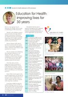 Education for Health: improving lives for 30 years