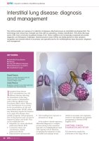 Interstitial lung disease: diagnosis and management