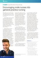 Encouraging male nurses into general practice nursing
