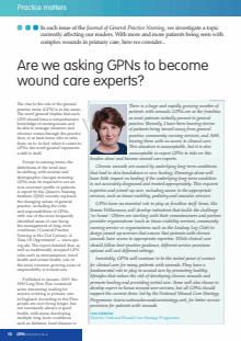 Journal of General Practice Nursing (GPN)